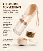 Paw Hydrate™2-in-1 Portable Dog Water & Food Bottle.