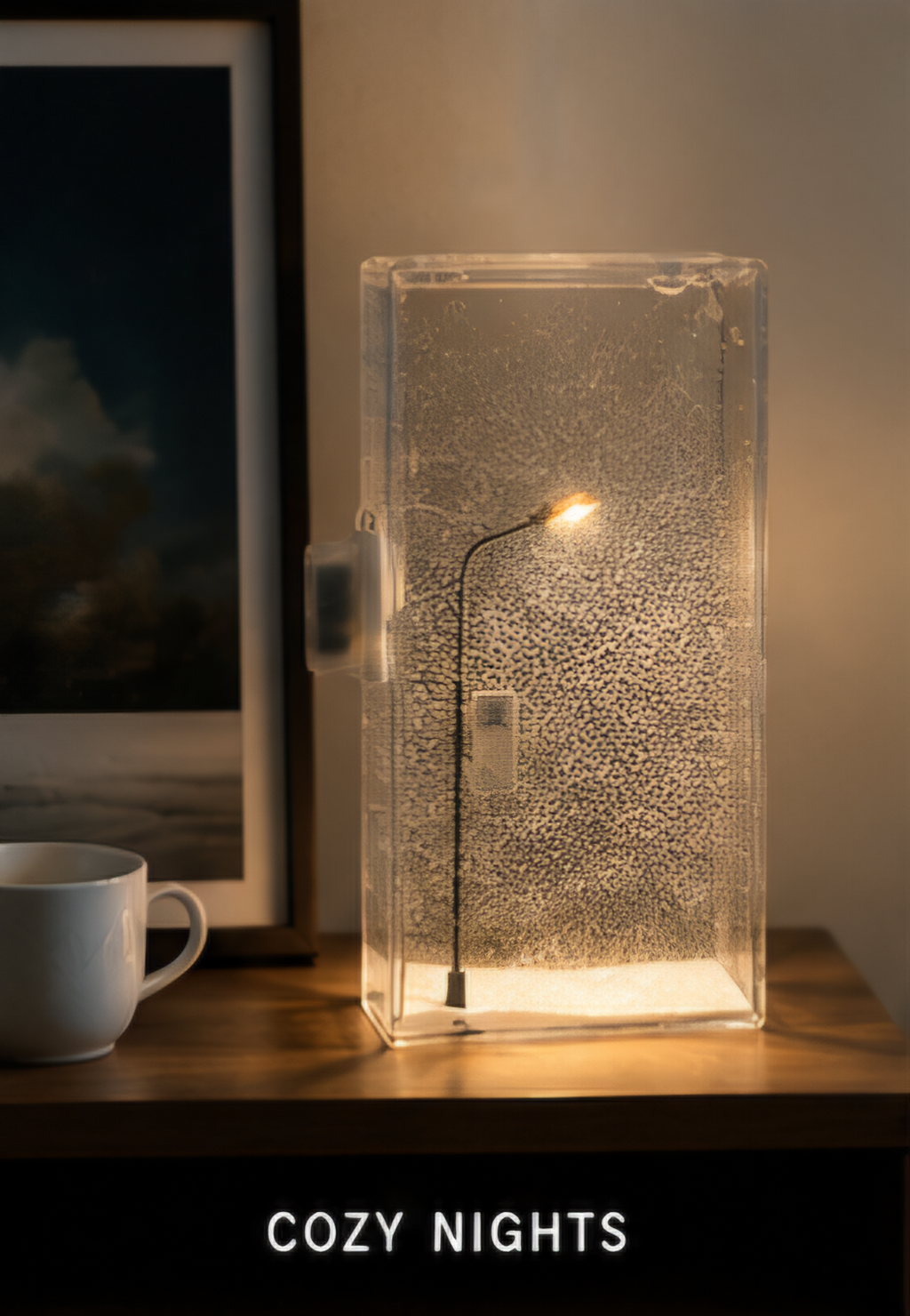 Snowfall Street Lamp™ – DIY Winter Wonderland Night Light.